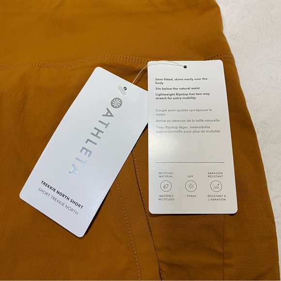 NWT Athleta Plus Size 24 Shorts Trekkie North Hiking Dusty Apricot Athletic Camp - Picture 15 of 16